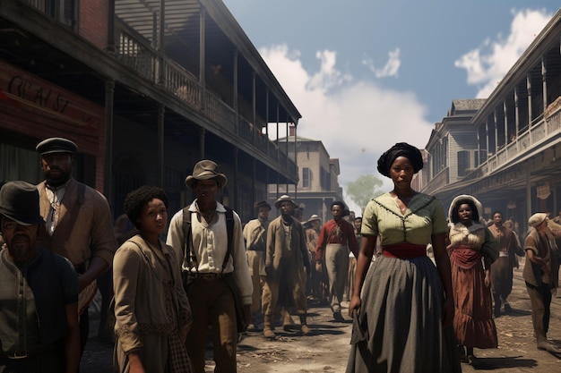 Juneteenth historical walking tour exploring Generative ai