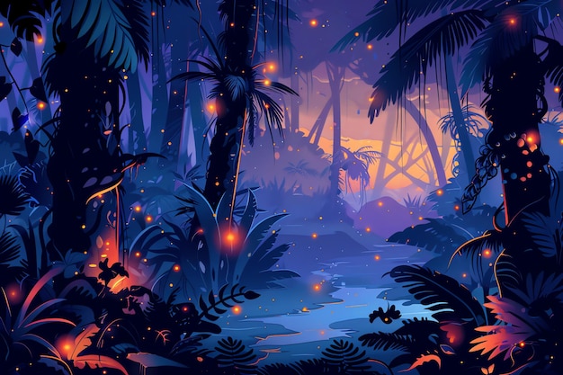 Jungle Fantasy scene