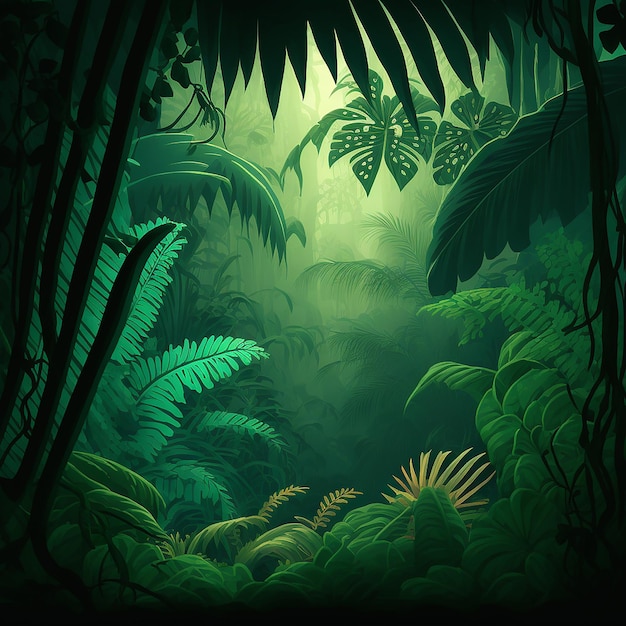 Jungle Nature Tropical Rainforest Gaming HD Background