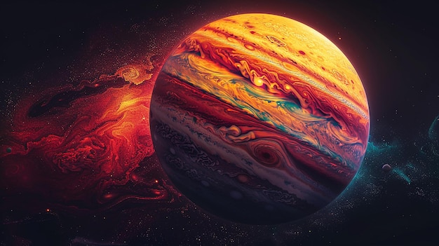 Photo jupiter amoled wallpaper in magenta tones