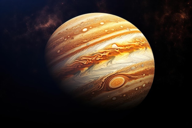 Photo jupiter in galaxy astronomy planet space