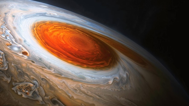 Photo jupiter39s great red spot is a massive storm that has raged for centuries on the gas giant