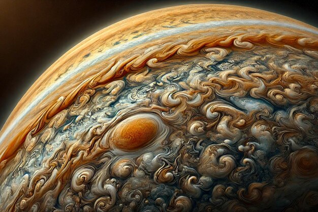 Photo jupiters surface