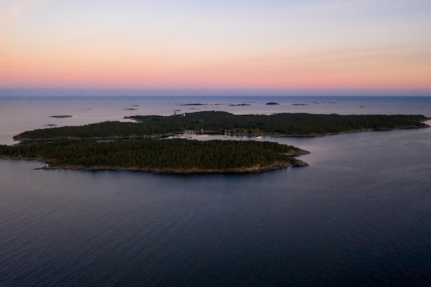 Jussaro islands summer dusk