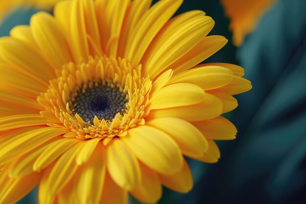 just a pretty yellow flower close up