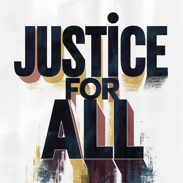 Photo justice for all quotes image white background