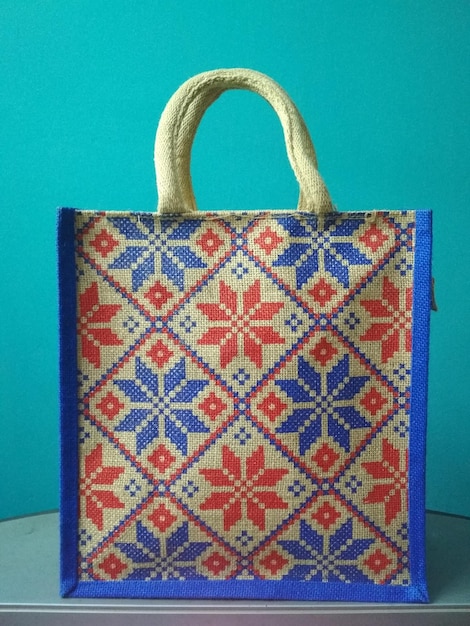 jute bag with unique design