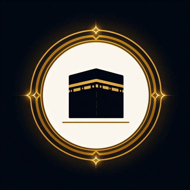 Kaaba icon Macca Saudi Arabia Mokkha icon Kaaba vector