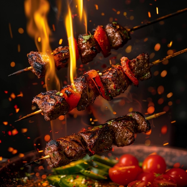 Photo kababs and shashlik