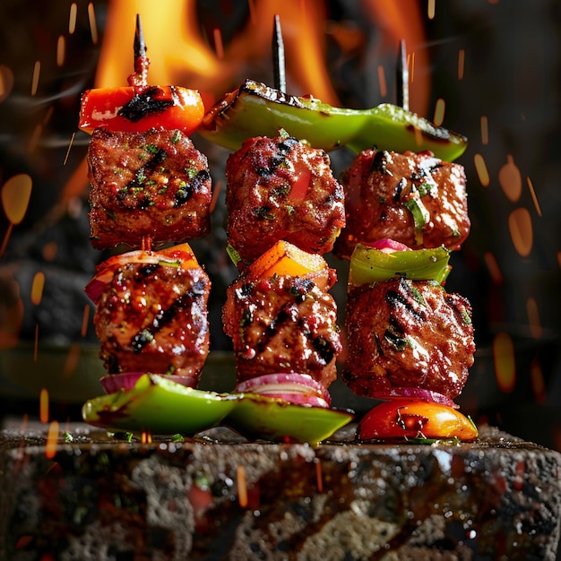 Photo kababs and shashlik