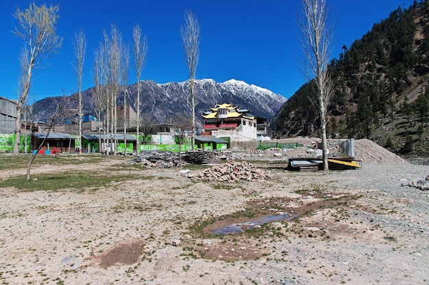 Kalam village in Himalayas Pakistan