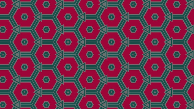 kaleidoscope hexagonal pattern design wallpaper