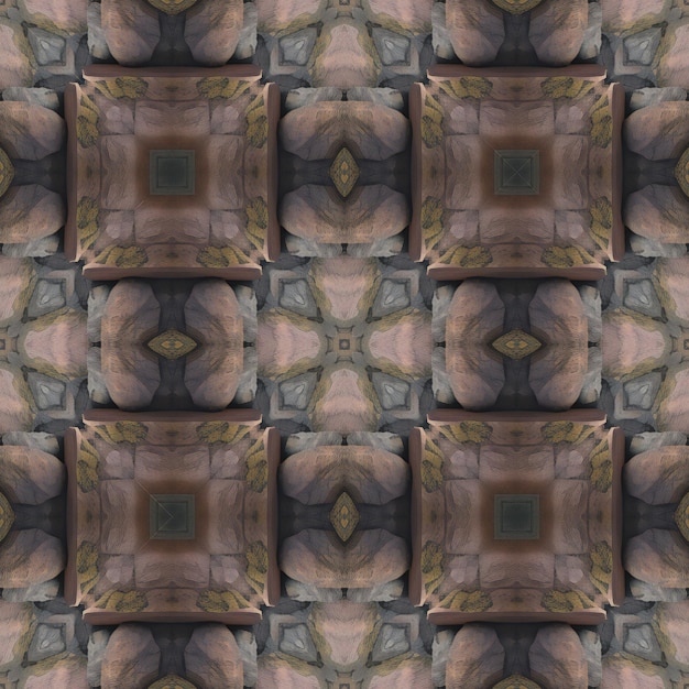 Kaleidoscopic ornamental seamless pattern Seamless texture