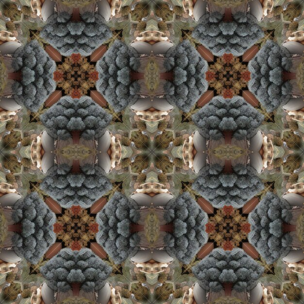 Kaleidoscopic wallpaper tiles Seamless texture or background