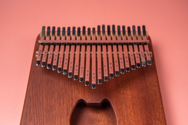 Kalimba or mbira is an African musical instrument.