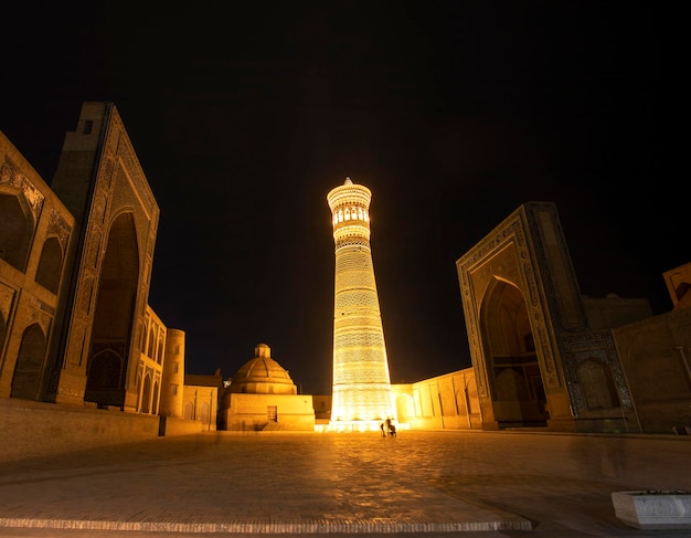 Kalyan complex against the background of the night sky