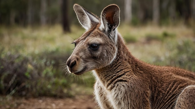 Kangaroo in grass