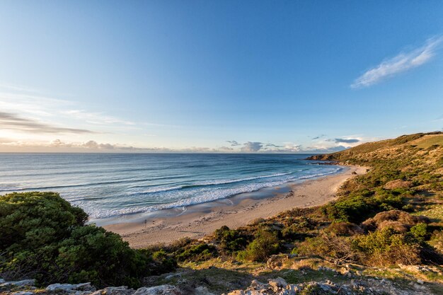 Kangaroo island landcape at sunset