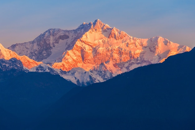 Kangchenjunga mountain view