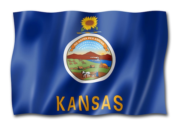 Kansas flag USA