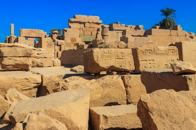 Karnak Temple Complex commonly known as Karnak comprises a vast mix of decayed temples chapels pylons and other buildings in Luxor Egypt