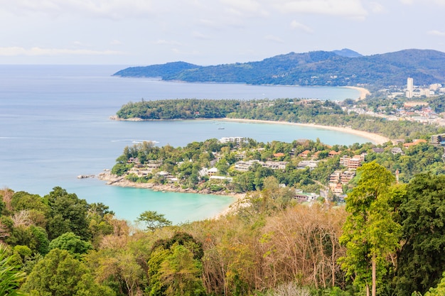 Karon view point and Karon beach, Phuket, Thailand