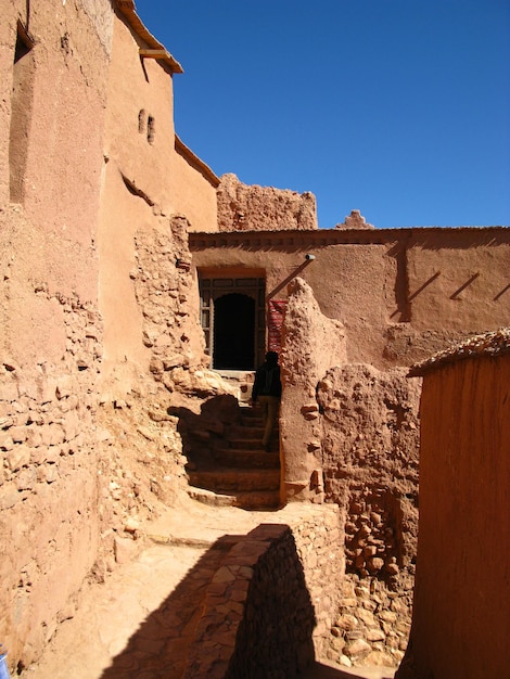 Kasbah Ait Ben Haddou in Sahara desert Ouarzazate Morocco