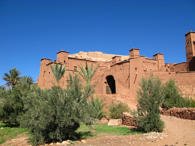 Kasbah Ait Ben Haddou in Sahara desert Ouarzazate Morocco