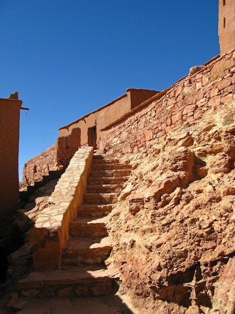 Kasbah Ait Ben Haddou in Sahara desert Ouarzazate Morocco