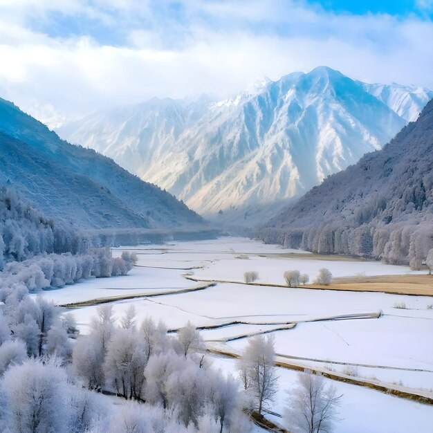 Kashmir winter season photo