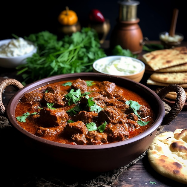 Kashmiri Delight Savoring the Aromatic Richness of Rogan Josh