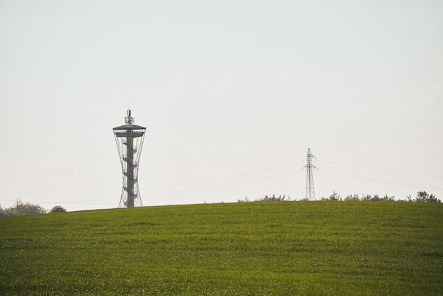 Kashubian Eye is a 44 meters high observation tower in Gniewino Poland Viewing tower in Gniewino