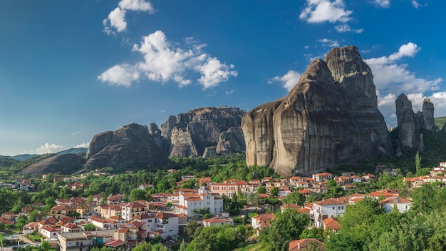 Kastraki village in Meteora mountains, Greece