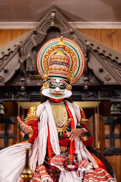 Kathakali dance show in Cochin India