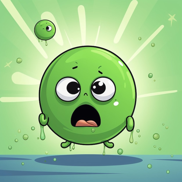 Kawaii Green Ball