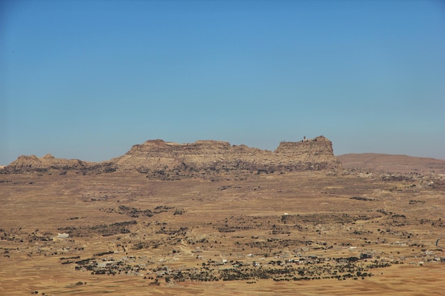 Kawkaban village in mountains Yemen