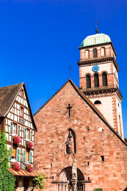 Kaysersberg one of the most beautiful villages of France, Alsace