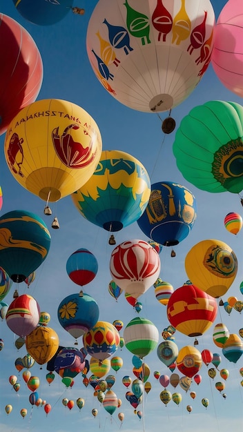 Photo kazakhstan balloons