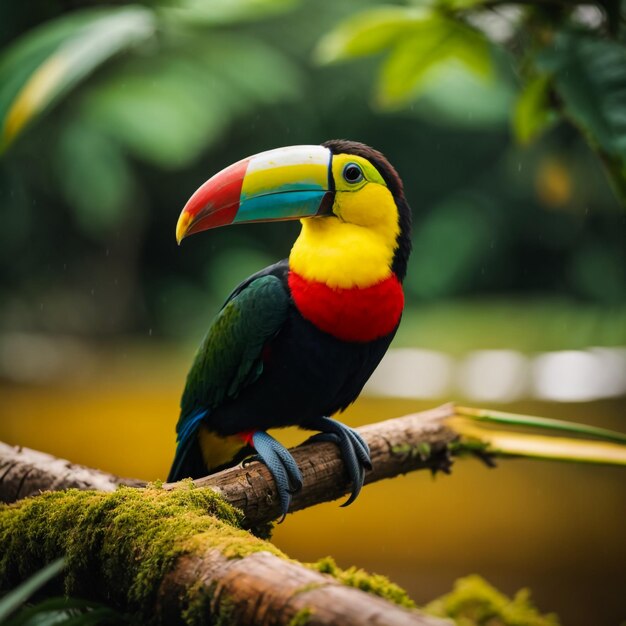 Keel billed toucan in Costa Rica