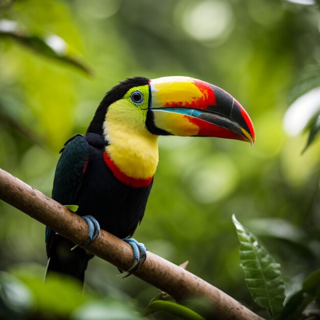 Keel billed toucan in Costa Rica