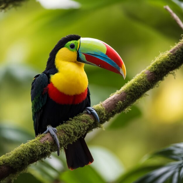 Keel billed toucan in Costa Rica