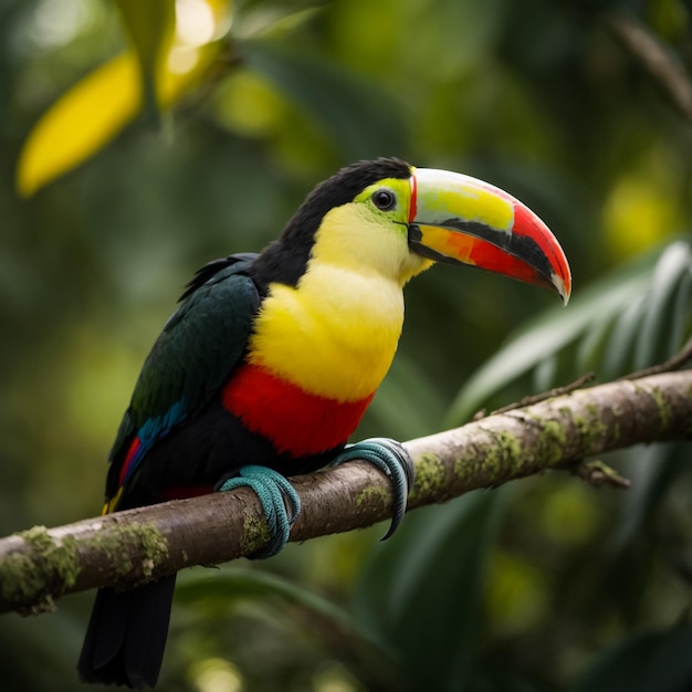 Keel billed toucan in Costa Rica