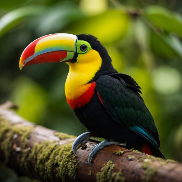 Keel billed toucan in Costa Rica