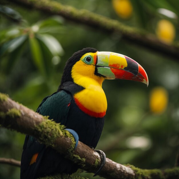 Keel billed toucan in Costa Rica