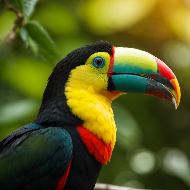 Keel billed toucan in Costa Rica