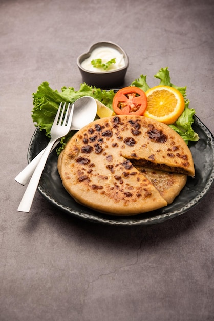 Keema Paratha Chicken or mutton Mince Stuffed flatbread