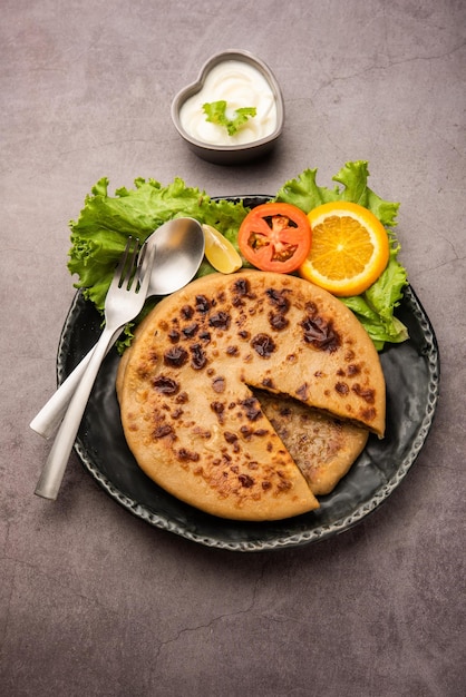 Keema Paratha Chicken or mutton Mince Stuffed flatbread