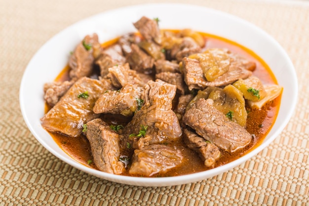 Kerala fish Curry in a Bowl