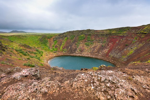 Kerith Volcano Crater in Iceland