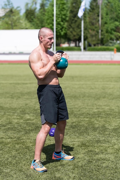 Kettle Bell Exercise Outdoor